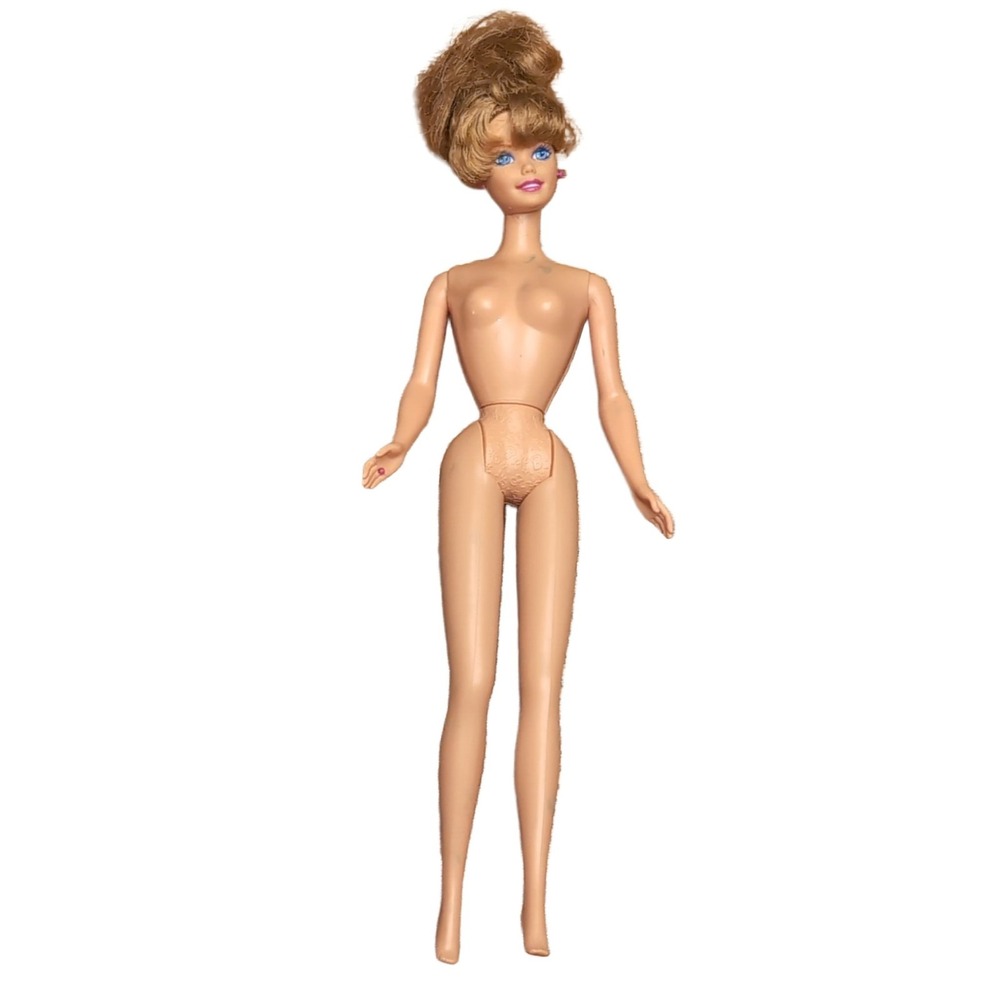 Mattel Barbie 1966 Twist N Turn TNT Fashion Doll Blonde Blue Eyes Tan Plastic